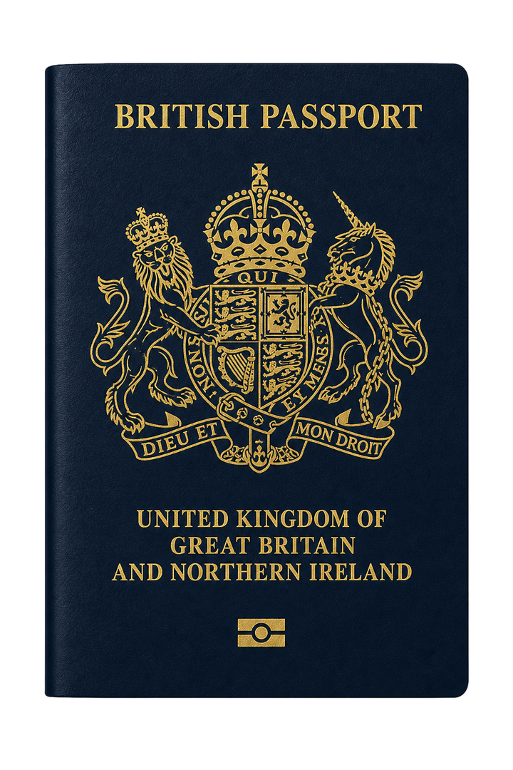Illustrated United Kingdom passport