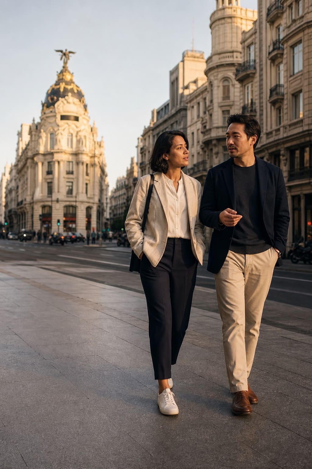 International couple planning a move to Spain