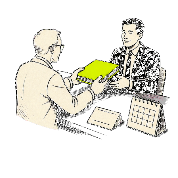A structured application file prepared for submission